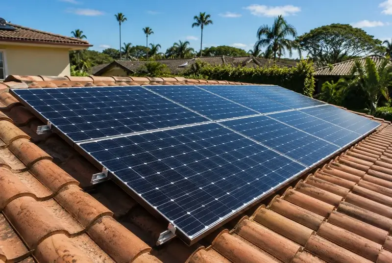 Installation de panneaux solaires aux Hauts-d'Anjou